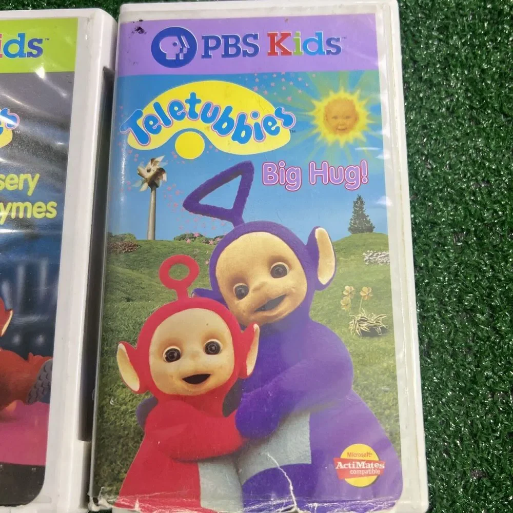 Lot Of 2 Teletubbies VHS Tapes Big Hug!Vol. 6‎ Favorite Things